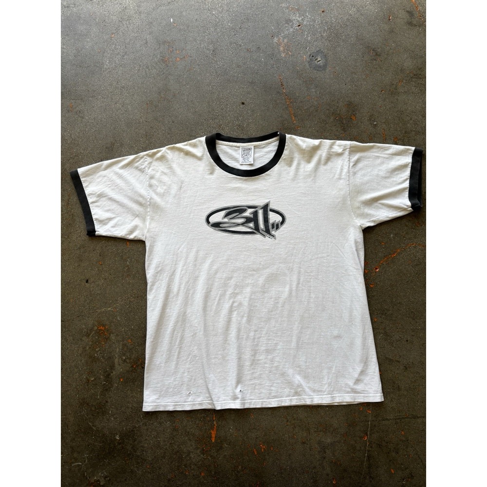 Wild Oats 90's Three Eleven Band Ringer Tee XL